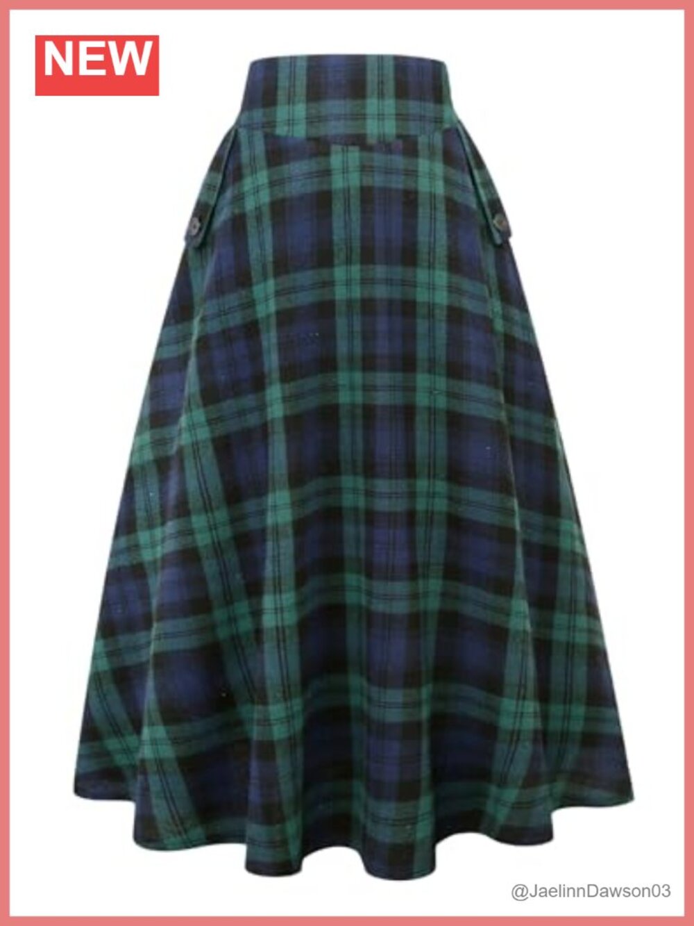 High Waisted A Line Pleated Maxi Skirt with Pockets